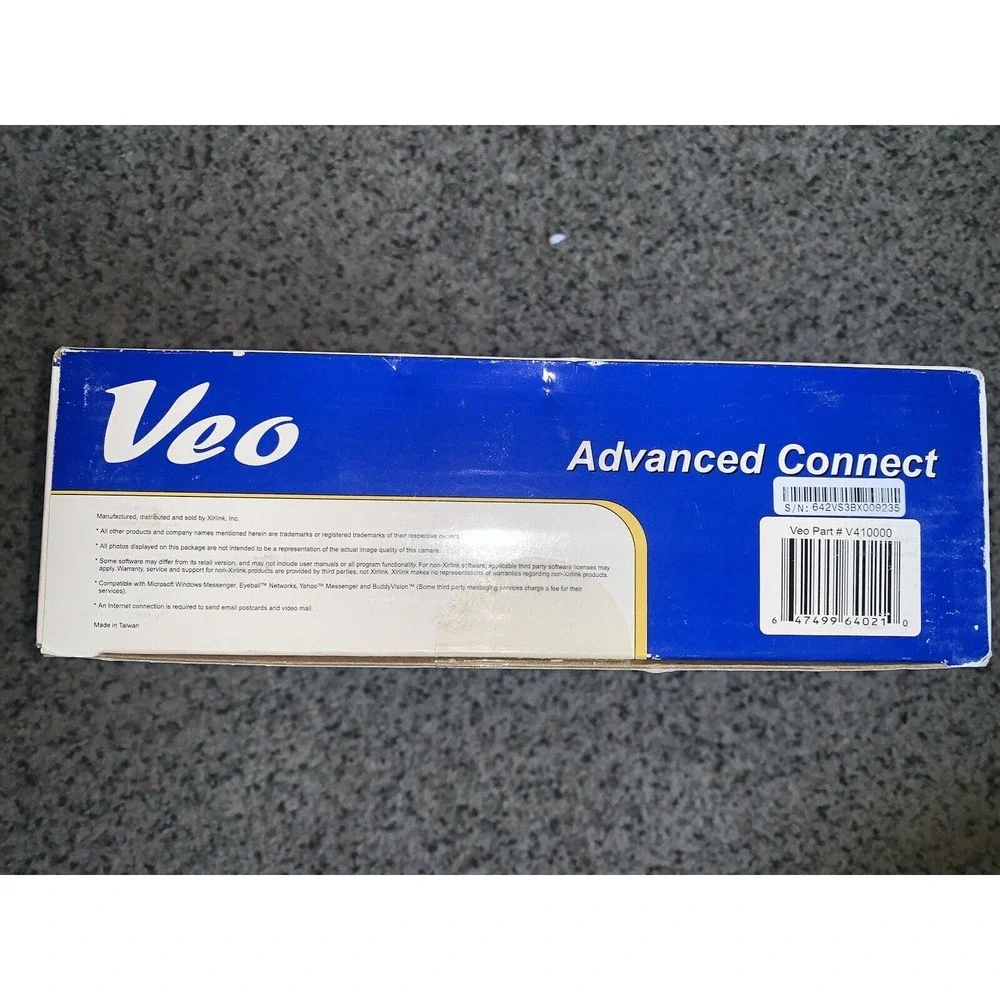 Vintage 1990's Veo Connect Web Camera-Webcam - New In Open Box -Easy Set Up